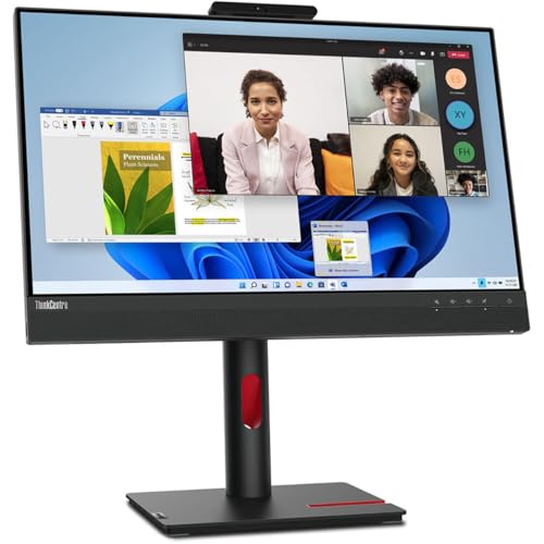 Image of Lenovo ThinkCentre Tiny-in-One 24 inch Class Webcam LED Touchscreen Monitor - 16:9-4 ms,Full HD 1920x1080
