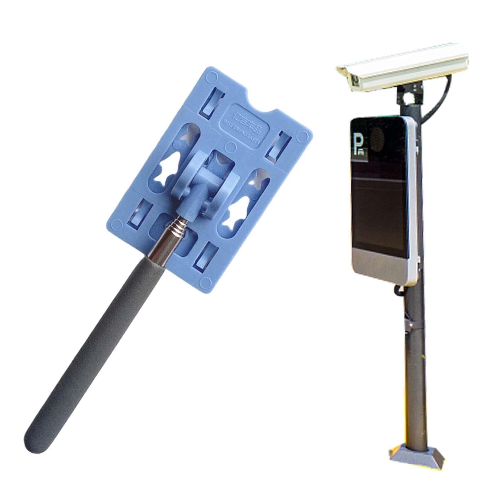 Soporte telescópico para tarjetas de barra – Soporte extensible para tarjetas de brazo para recoger tarifas de aparcamiento, herramienta de pago de estacionamiento de manos, alcanzador de tarifas de