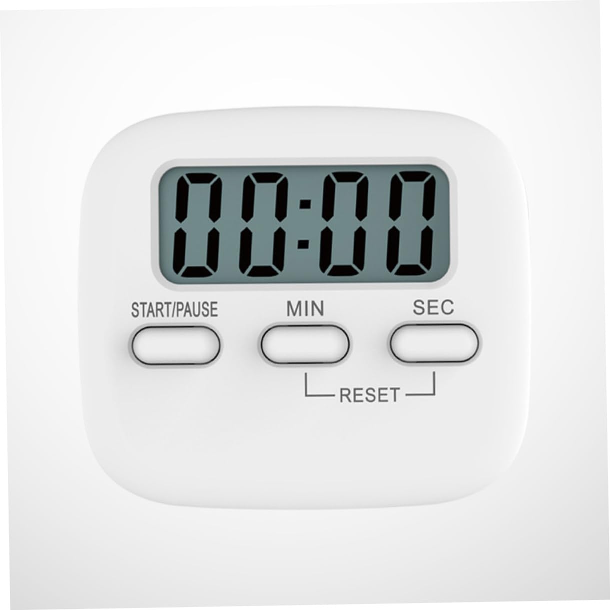IMIKEYA 6stücke Digitaler Küchentimer Mit Großem LCD-Display Für Schüler Küche Und Büro Magnetische Stoppuhr Für Kochen Sport Und Badezimmer Weiß