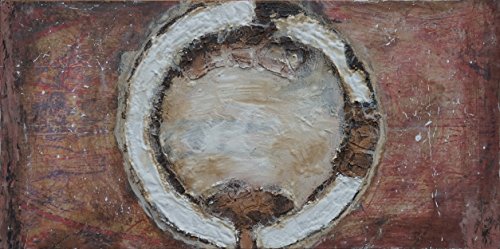 Artestock Abstract schilderij exclusief, handbeschilderd kunstwerk. 150 x 75 cm.