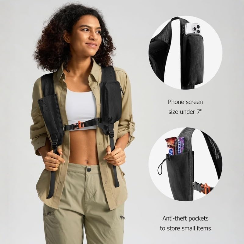 Packable Backpack Ultra-Light Foldable Daypack for Travel Hiking Emergency (grey,8.89 x 22.86 x 39.37 cm)