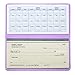 Lavendar Vinyl Checkbook Cover, Top Tear Personal Vinyl Checkbook Cover