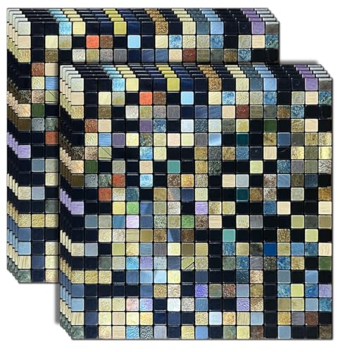 sanyeskkiy 10 Sheets Peel and Stick Backsplash Tile, Self-Adhesive Mosaic