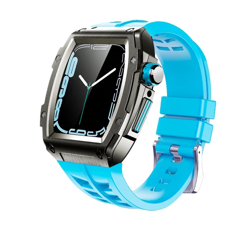 Kit mise à niveau Apple Watch 45mm coque acier pour le sport et bureau