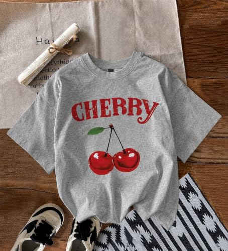 Image of Jawdrobe Cotton Blend Oversized Fit Half Sleeve Printed Round Neck T-Shirt for Women