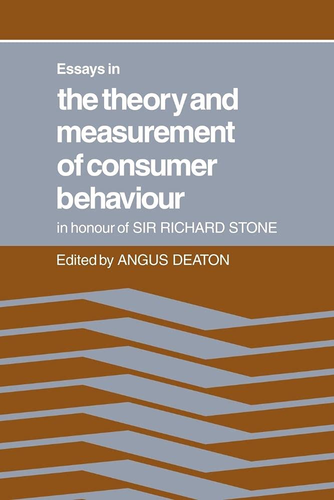 Essays in Theory and Measurement: In Honour of Sir Richard Stone