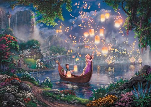 Puzzle Disney Kinkade Raiponce 1000 pcs - vue 5