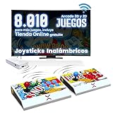 📍 [LA MEJOR SELECCIÓN DE JUEGOS]: Nada menos que 8.010 juegos disponible de todos los sistemas retro más recordados. No necesitará complicadas configuraciones con un sistema totalmente en castellano, con funciones de búsqueda textual, opción de favoritos, guardado de partida, opciones avanzadas mediante la pulsación del botón (Setting) que dará acceso a la tienda online gratuita