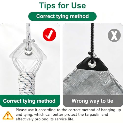 Lona impermeable para jardín y camping transparente para proteger terrazas 6