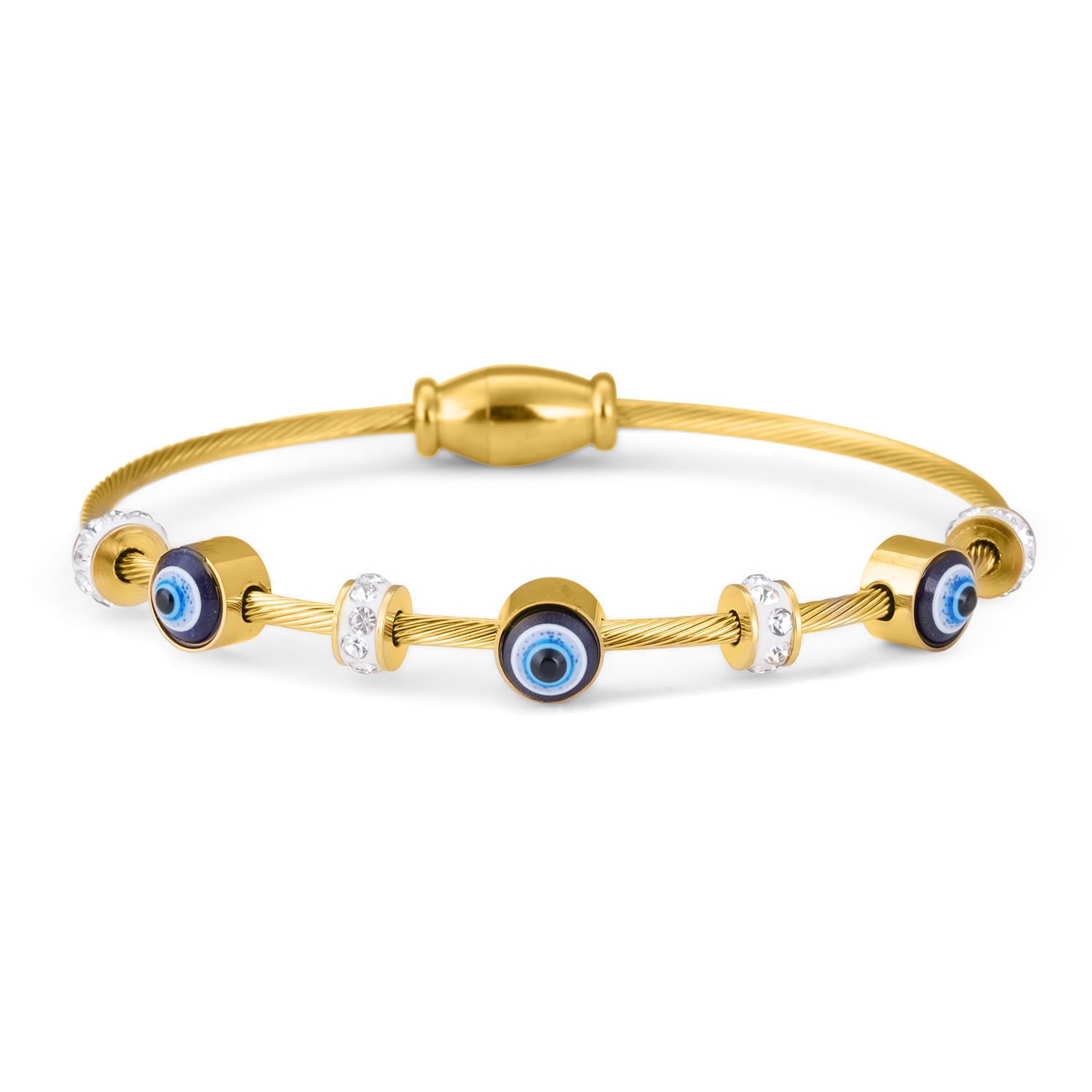 Evil Eye Bracelet for Womens - Waterproof & Anti-Tarnish, Gift for Girls & Women-image-49