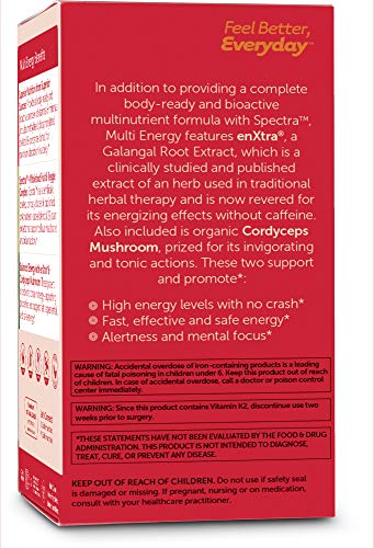 Zahler Multivitamin Energy, Daily Multivitamin +Energy Boosting Support, Multivitamin For Women And Men With Iron, Certified Kosher, 60 Capsules #TOP2