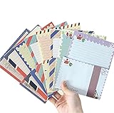 Color: Como muestra la imagen 32 couleurs assorties Design spécial écriture Papeterie Papier & 16 Enveloppes, papier Lettre Lettre de
