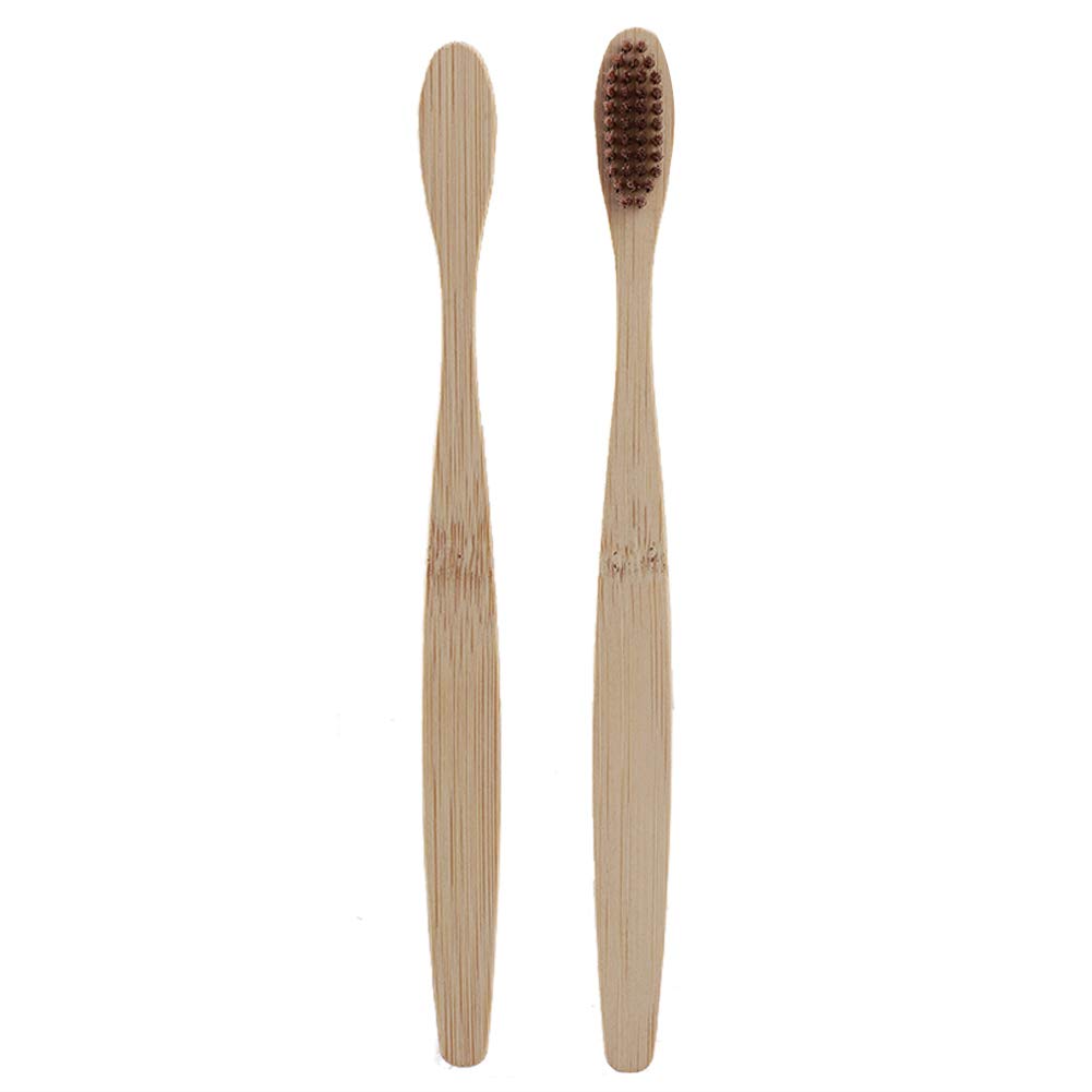 Dioche Soft Bamboo Toothbrush Comfortable Teeth Cleaning with Bamboo Charcoal Material for Mouth Health 3