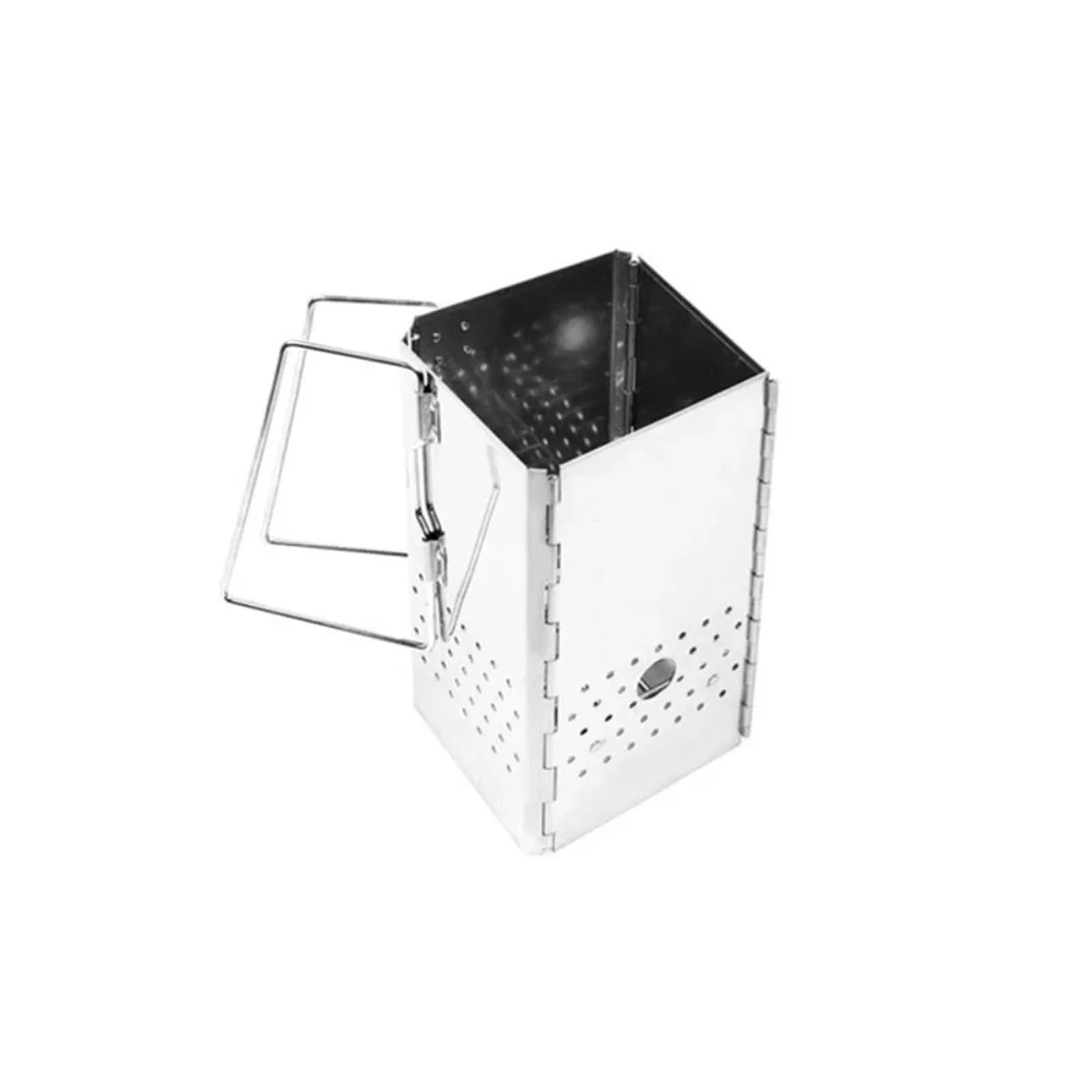 Genérico Encendedor de carbón portátil de Acero Inoxidable - Encendedor de Fuego Plegable for Barbacoa al Aire Libre for Calentar barbacoas