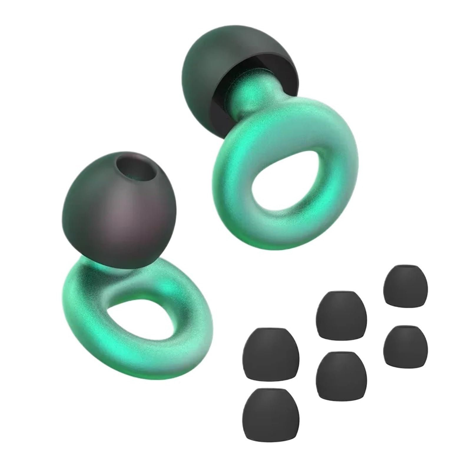 Tapones Tapones for los oídos silenciosos for reducir el ruido: protección auditiva súper suave y reutilizable for dormir nadar