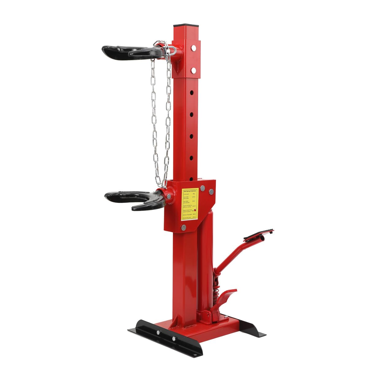Compresor de muelles 3T para amortiguadores de coche, compresor hidráulico de amortiguadores, kit de prensa de amortiguador con muelle de suspensión, con 7 agujeros para pedal de altura