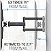 Mounting Dream TV Mount with Articulating Arm for 17-39 Inch TVs, Full Motion TV Wall Mount up to VESA 200x200mm and 33 lbs, Easy Installation and Fits Single Wood Stud