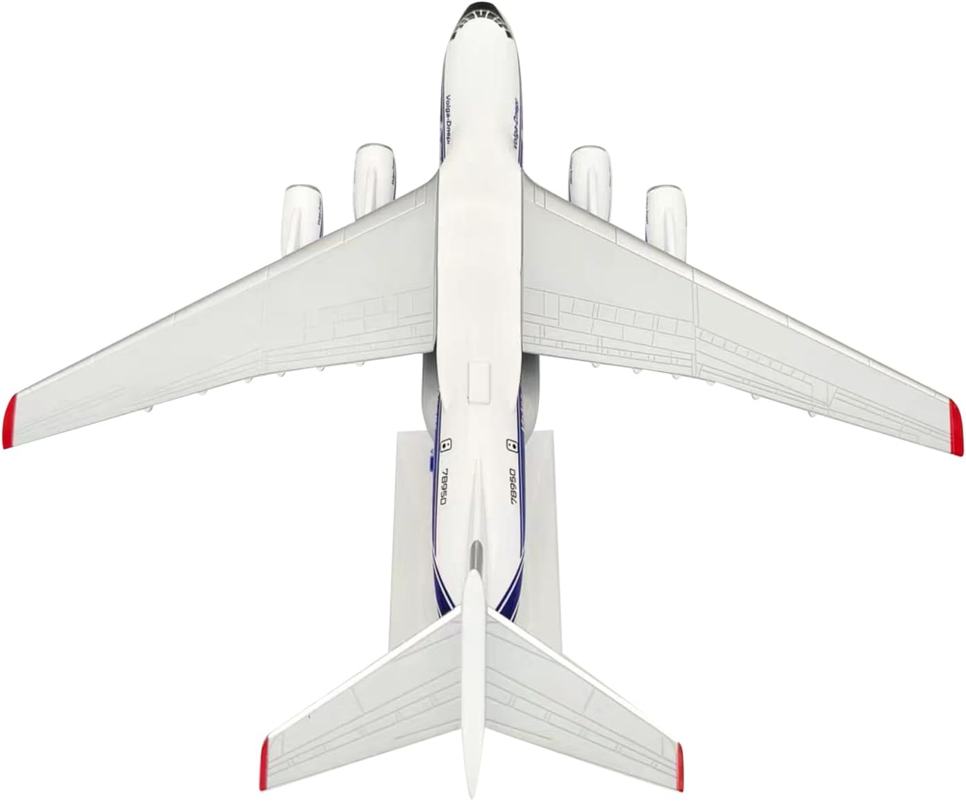 1:200 Soviet Russia IL-76 Candid Transport Aircraft Model Simulation Aircraft Model Aviation Aircraft Kits for Collection and Gift US