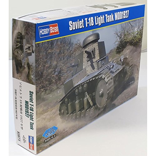 Modèle en plastique 1/35 Hobby Boss 083873 T18 1927 maquette char historique à monter
