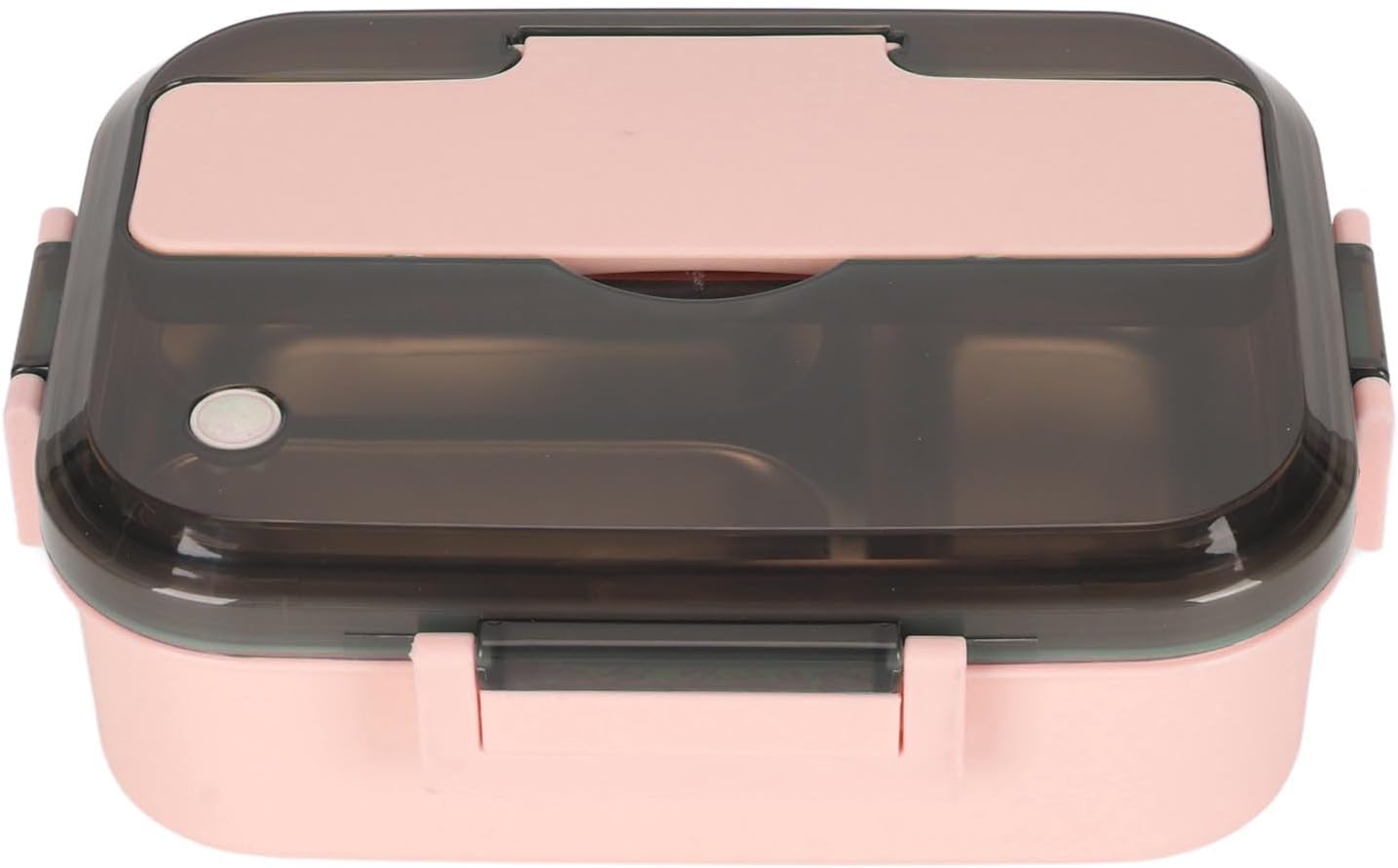 TOPINCN Lonchera de acero con palillos, 3 compartimentos, contenedor de aislamiento térmico (3 compartimentos)