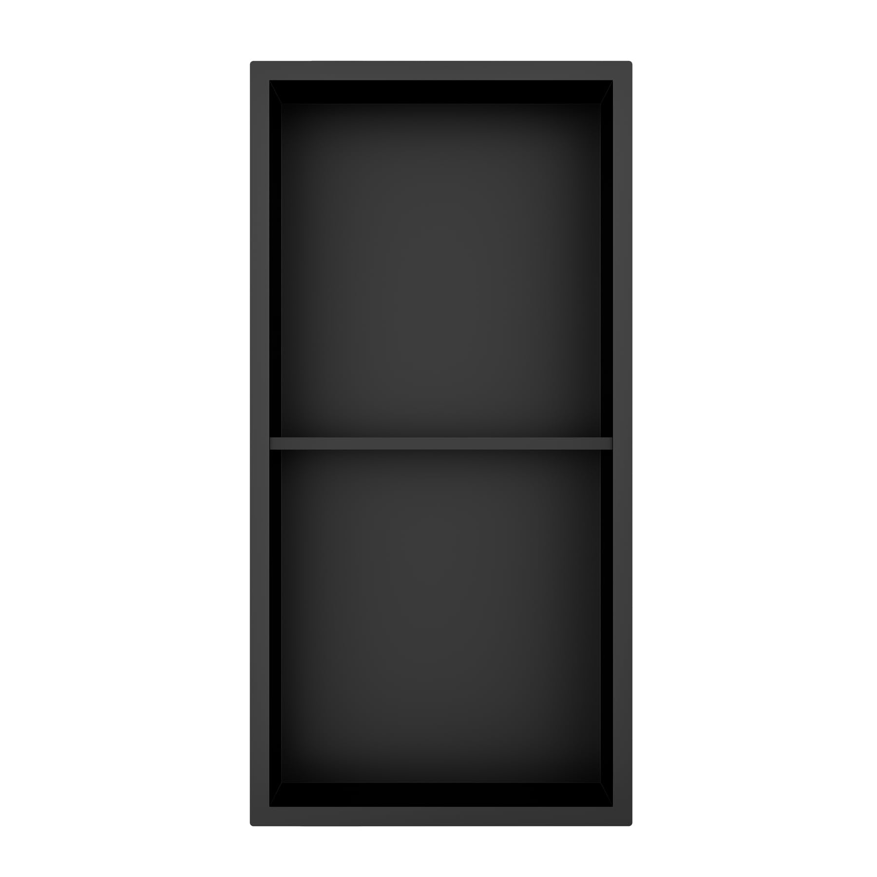 INSL8 Stainless Steel Matte Black (305 x 610 x 100mm -Shelved) Shower Niches – Shelved & Standard Options | With or Without LED Lighting