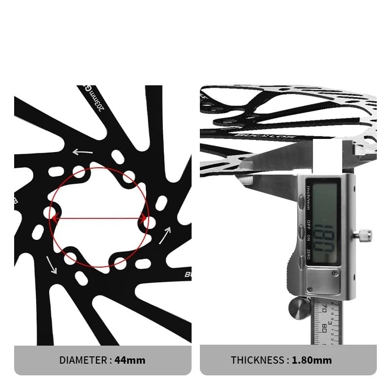 Części motocyklowe Tarcze hamulcowe do rowerów górskich ze stali nierdzewnej Tarcza hamulcowa wirnik do rowerów hydraulicznych 160MM 180MM 203MM klocki części rowerowe