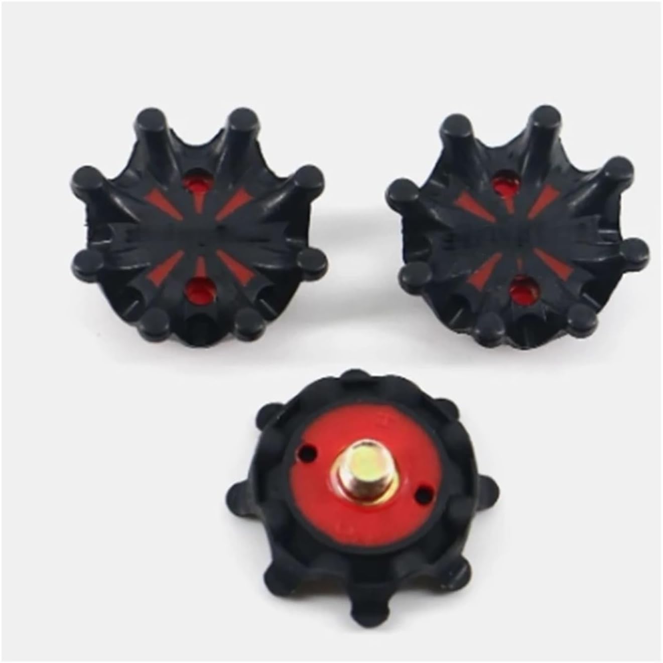 Golf Spikes 50Pcs Shoe Replacement Cleats Pin Fast Twists Turn Screw Studs Nonslip Compatible for Lawn Cricket Player Lover