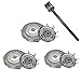 Cabezales de Afeitado Compatible con Phi-lips SH30/52 Norelco Series 1000 2000 3000 Afeitadora Eléctrica, Cuchillas de Afeitar para S5210 S5230 S5310 S5355 S301 S330 S1125 S1175 con Cepillo