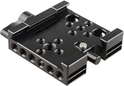 CAMVATE Placa base de liberación rápida compatible con trípode Manfrotto 577501 - 2406