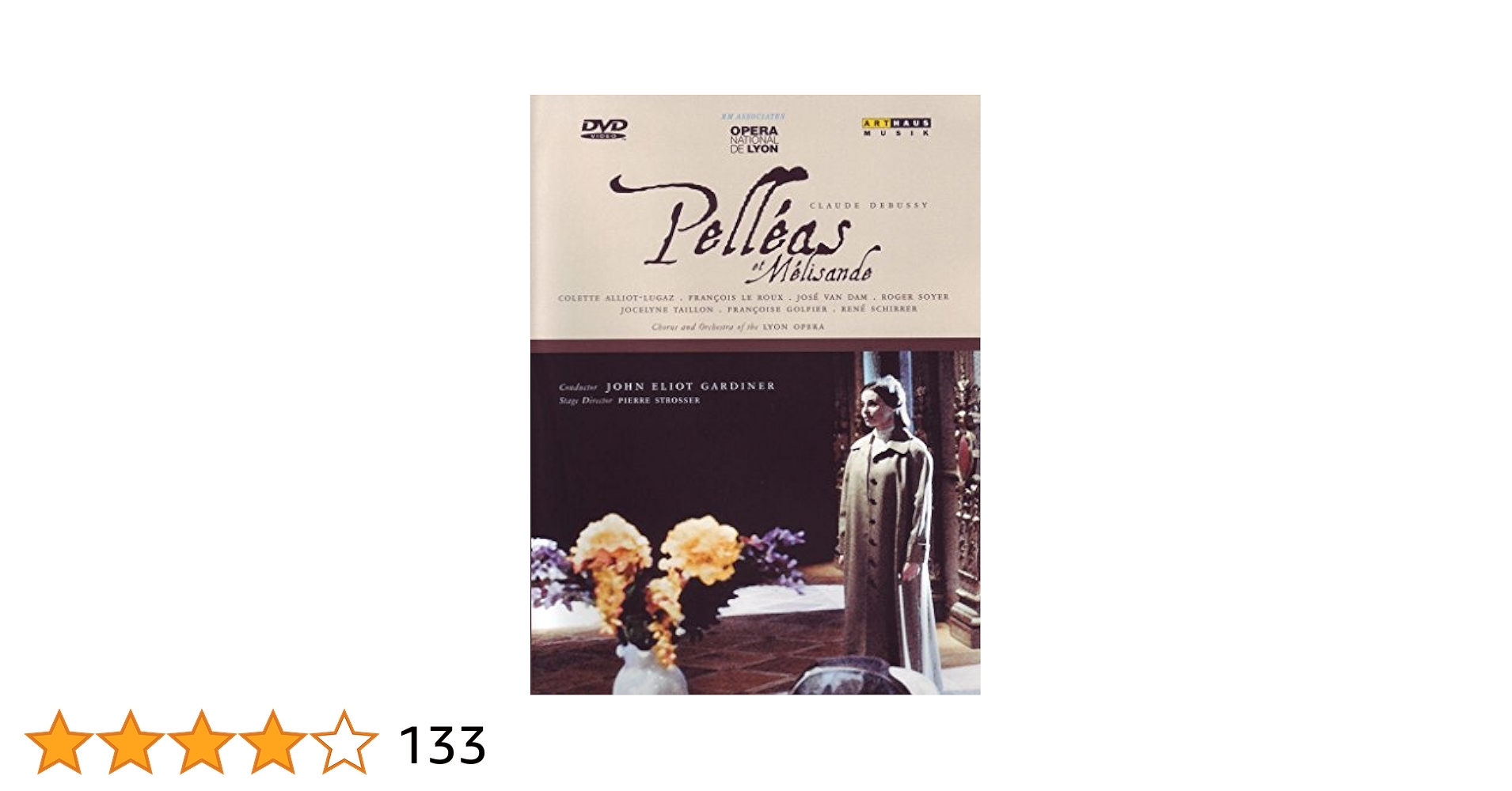 Amazon.co.jp: Debussy: Pelleas Et Melisande [DVD] : Alliot