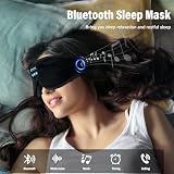 Maska do spania ze słuchawkami Bluetooth, maska do spania 3D, bezprzewodowa, muzyczna maska na oczy do spania na boku/plecach, prezent