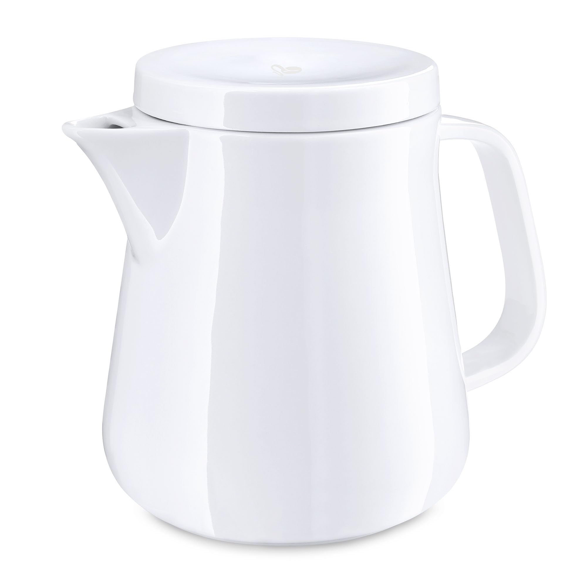 Tchibo Kaffeebereiter, Edelstahl-Permanentfilter, Spülmaschinengeeignet, Keramik, Weiß