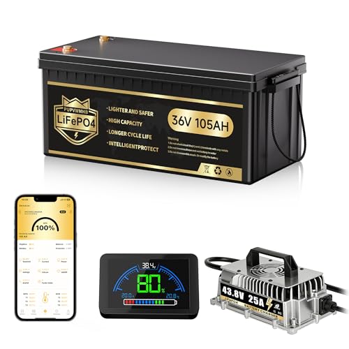 PUPWMHB 36V 105Ah Lithium Battery Kit