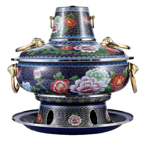 Olla china tradicional de cobre para hot pot 32cm