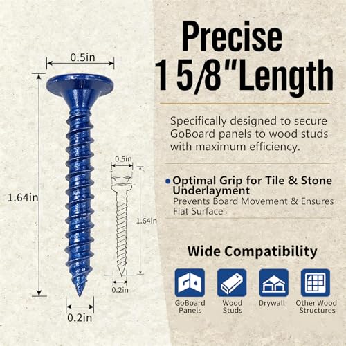 VCTGAM tornillos Tirafondo para madera 1-5/8 pulg Zinc Acero aleado cabeza plana sistema Torx paquete 550 piezas miniatura 2