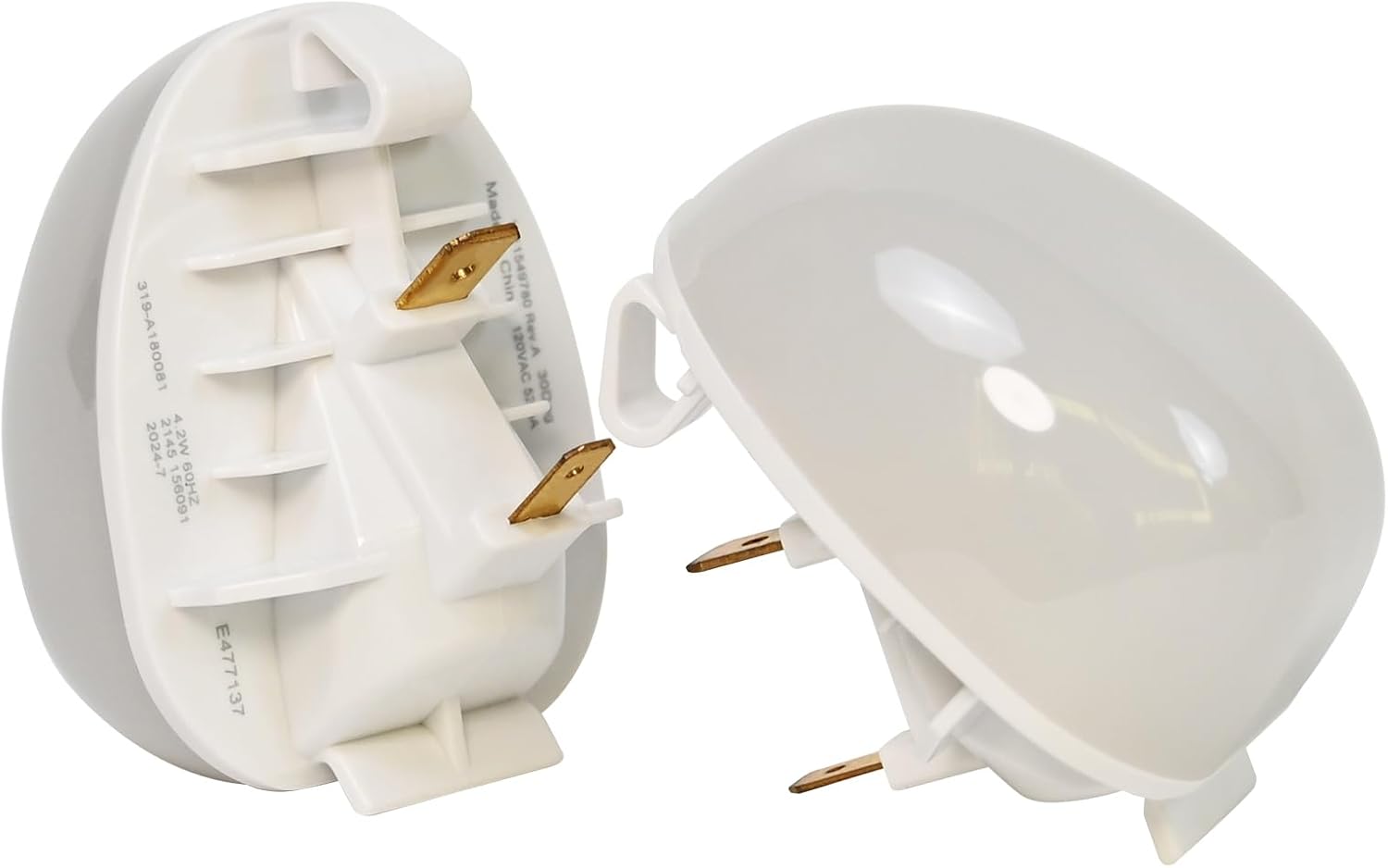 2-Pack W11468934 Refrigerator Light Replacement for Whirlpool W11449273、W11520324、W11251749、W11549780、W11602886、AP6986570、AP7192759.