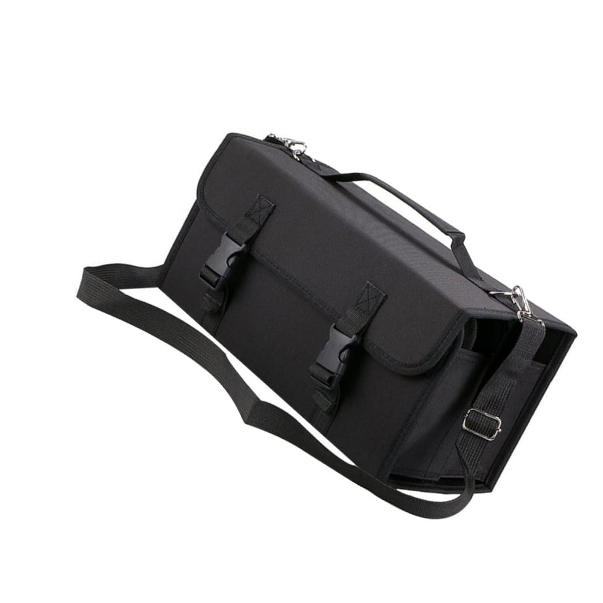LALAFINA Borsa Porta Pennarelli con Cerniera Custodia Porta Penne da Scomparti Borsa Portaoggetti con Cerniera Portapenne con Tracolla