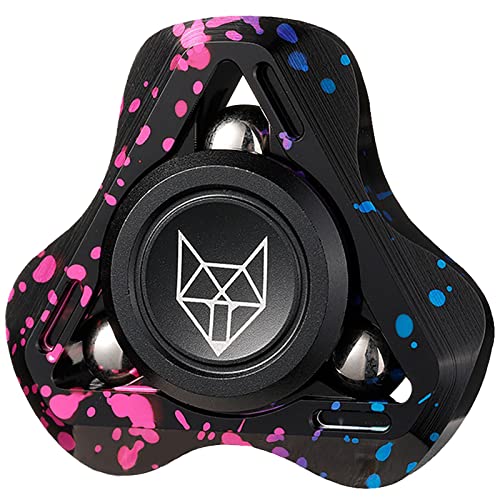 FREELOVE Metal Fidget Spinner for Adults, Upgraded Fox, Stainless Steel