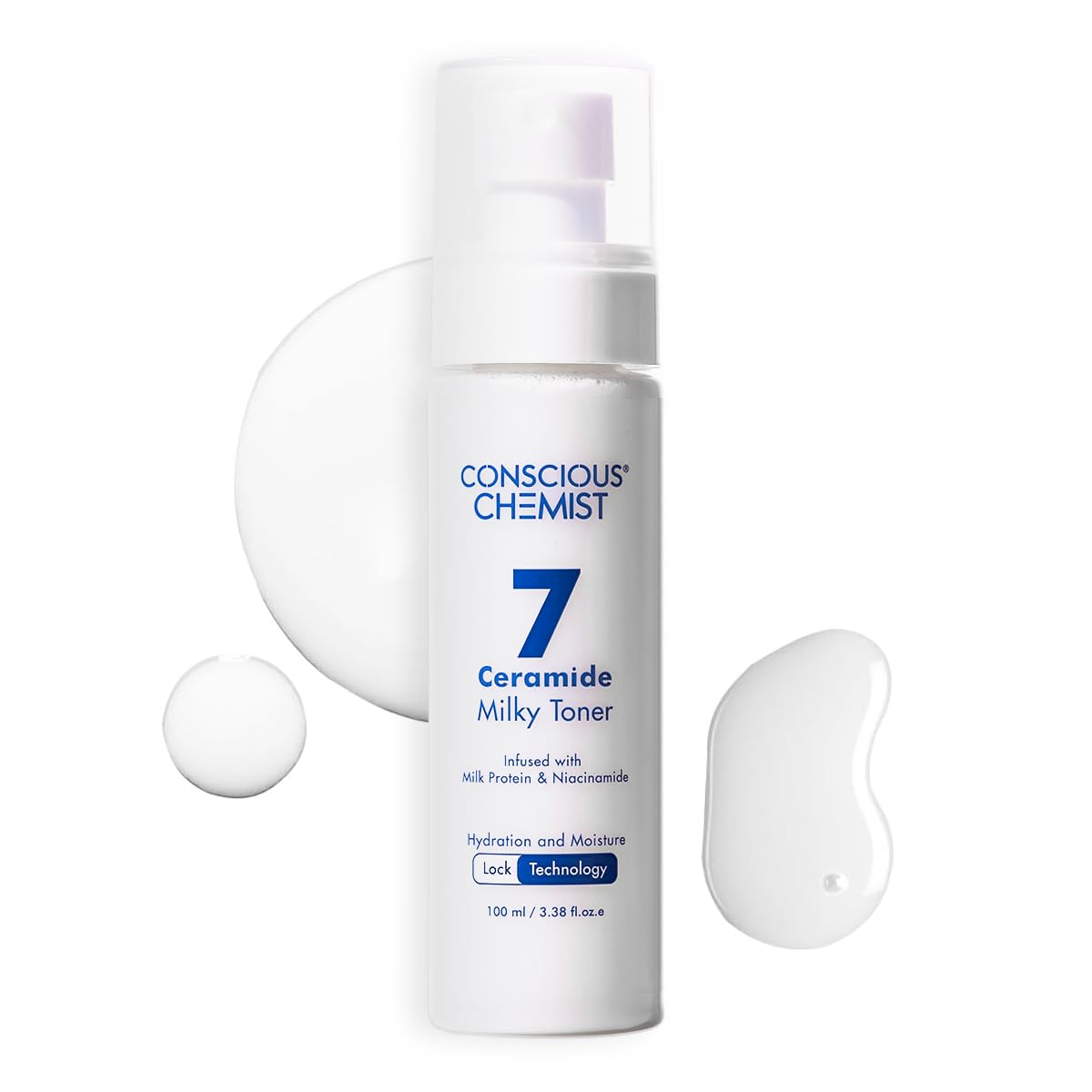 Conscious Chemist® Niacinamide & 7 Ceramide Milky Face Toner | 100ml | Alcohol-Free Hydrating Toner for Oily, Dry & Combin... - Review, Price and Buying Guide