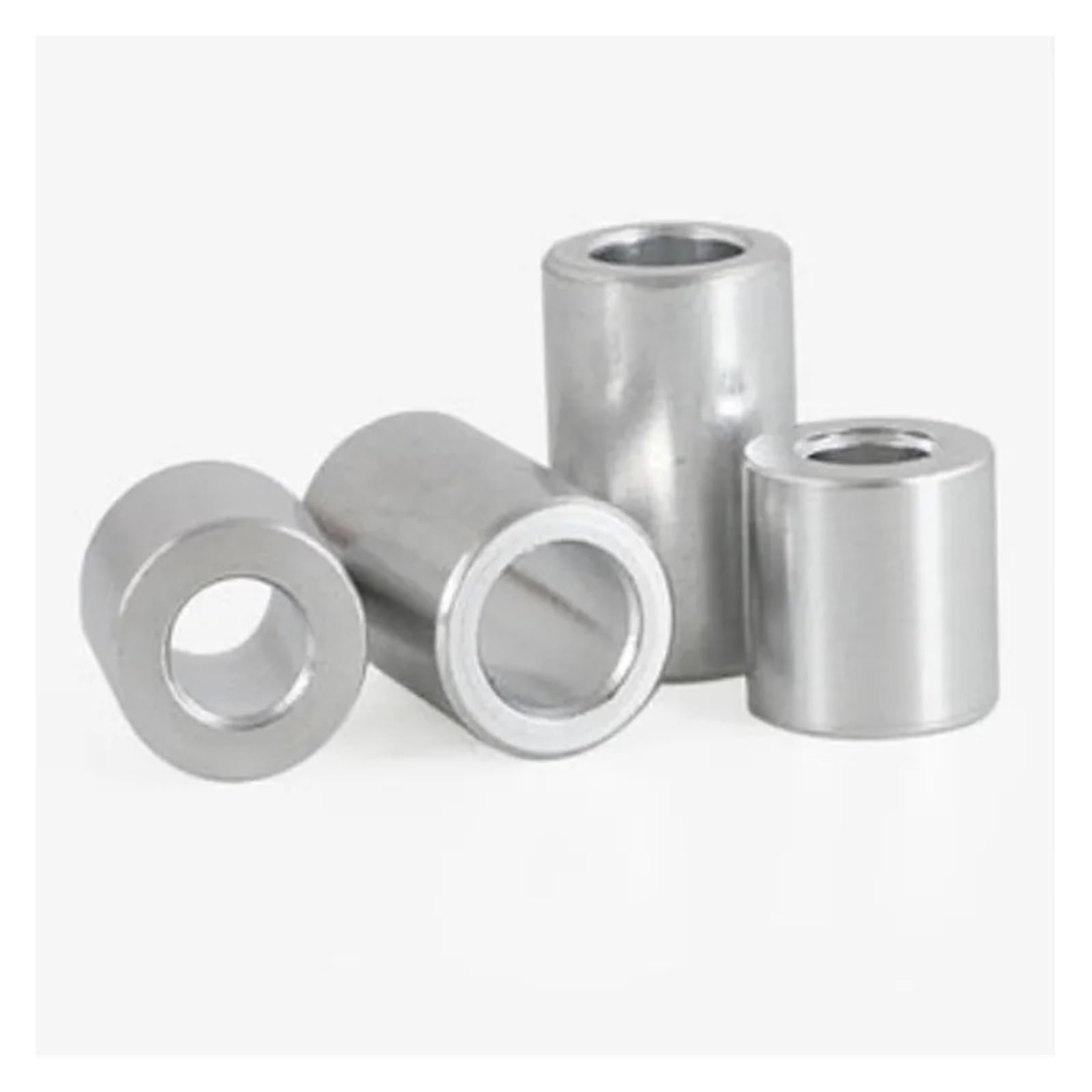 Distanziali in alluminio, 5 pezzi - 10 guarnizioni per boccola in alluminio, M3-M12 piatte (30 mm (L), M6 10 pz OD 10 mm)