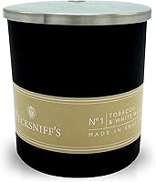 Vista 33 de Pecksniffs - Vela perfumada clásica blanca con 1 mecha, pomelo y cítrico, velas de lujo elegantes de vidrio - 6.49 onzas