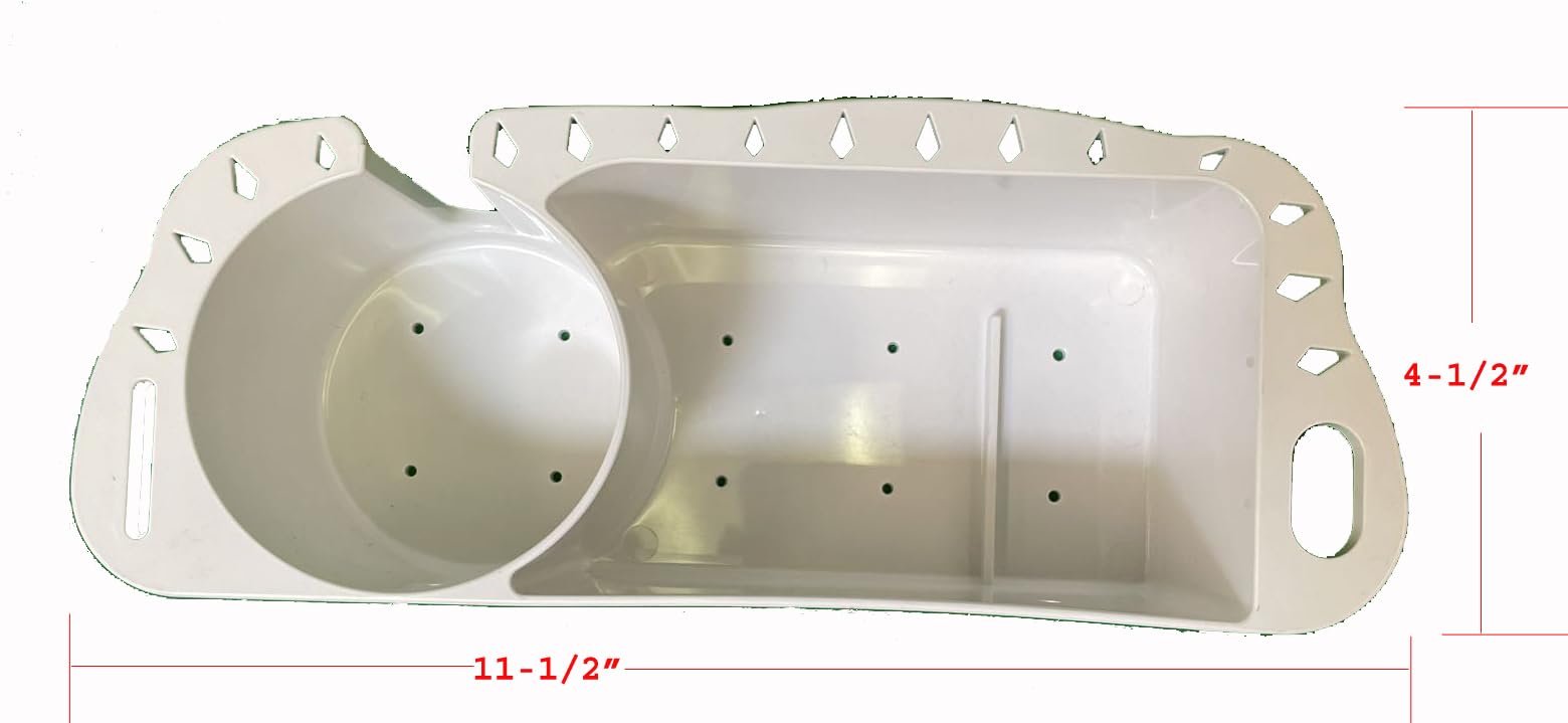 KUFA Sports Boat Cabin organizer Storage Boat Caddy Organizer, Boat Cup Holder Boat Storage Organizer, Cockpit Storage Box with instalation hardware (1)