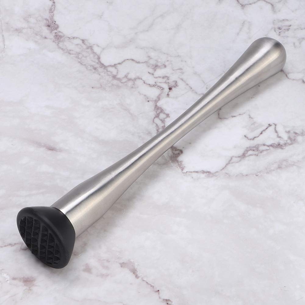 Stainless Steel Cocktail Muddler Ice Hammer for Bar Restaurant Family Use
