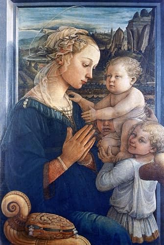 Affiches et impressions dame et enfant avec des anges, poster animaux art mural maison 60x90