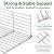 Grill Warming Rack For Pit Boss 700FB Pellet Grill Upper Rack Replacement