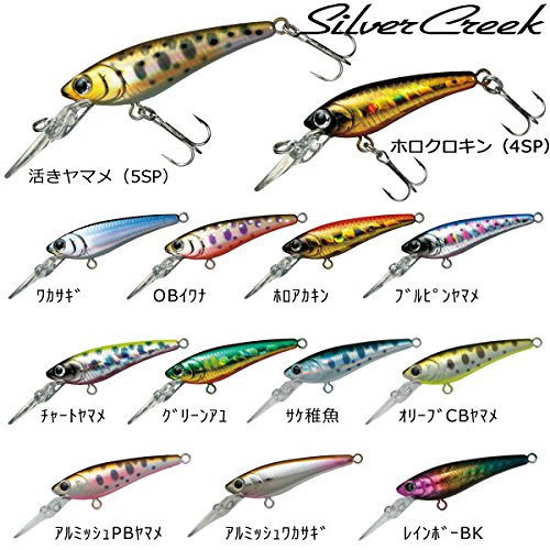 ダイワ(DAIWA) トラウト シルバークリークシャッド 5S アルミッシュPBヤマメ ルアー ダイワ(DAIWA) トラウト シルバークリークシャッド 5S アルミッシュPBヤマメ ルアー
