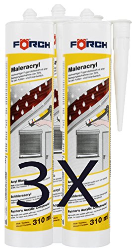 Peintre acrylique blanc 310 ml anti-fissures séchage rapide