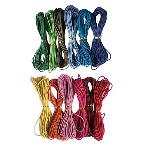 Cordon macramé de 2mm pour fabriquer des bijoux d'été colorés