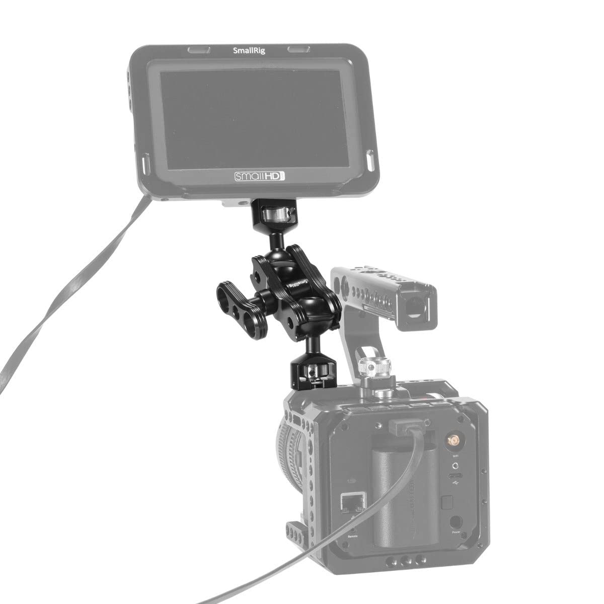 SmallRig Braccio articolato con doppia vite 1/4