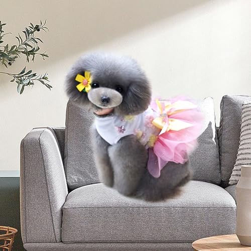 Robe pour chien en lot de 5 pièces Angoily avec décorations d'été chic - 4